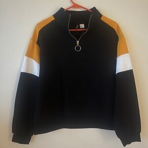 Color block hoodie